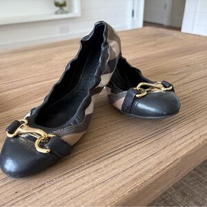 Burberry Heritage Housecheck Shipley Ballet Flats